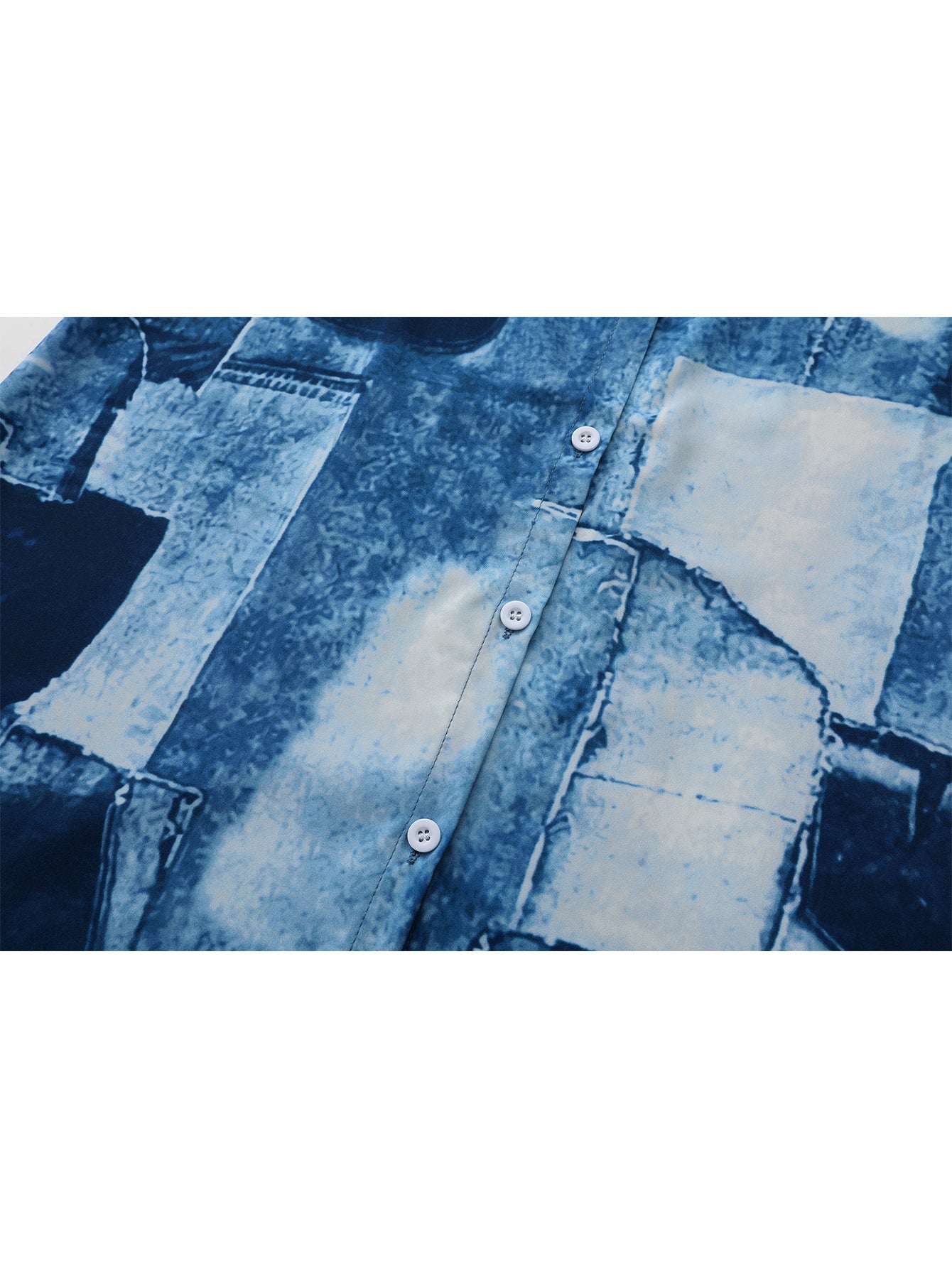 WW | Damen Casual Midi Hemdkleid in Blau