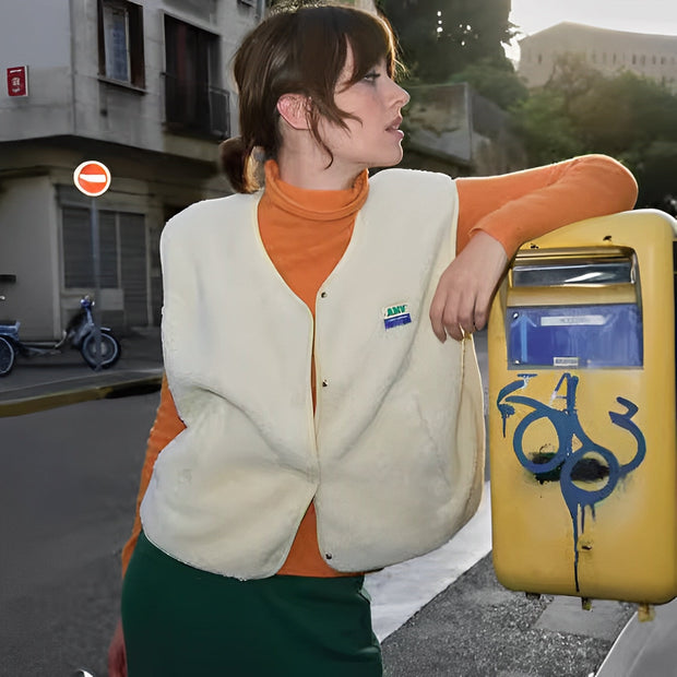 WW | Gewebter Offener Strick-Cardigan für Damen