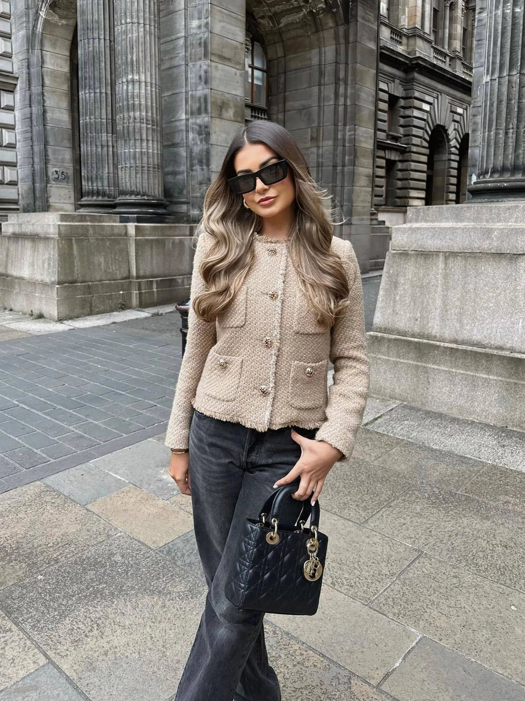 W&W Mode | Lässige Tweed Sommerjacke