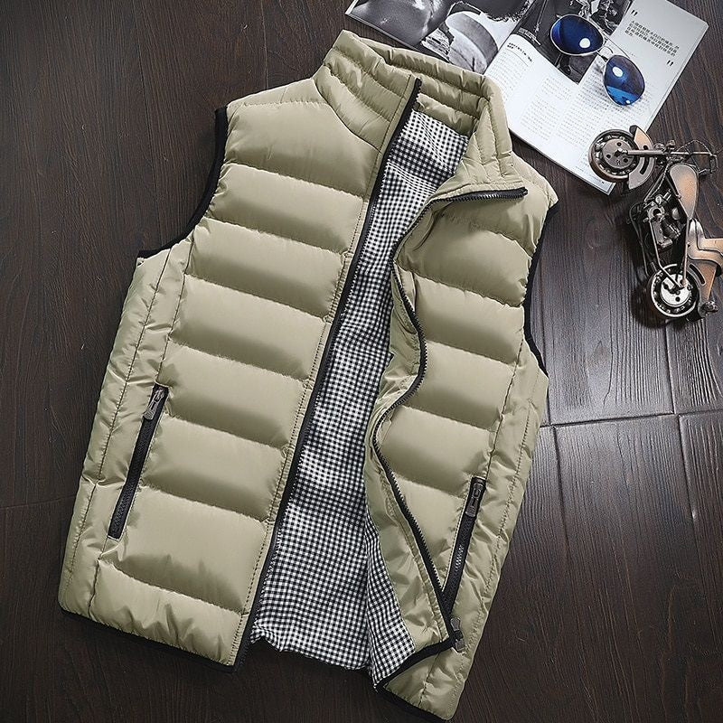 WW | Gefütterte Wasserdichte Herrenbodywarmer Für Stilvolle Männer