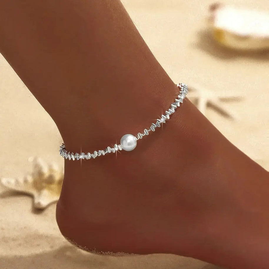 WW | Gold/silver Fußkettchen Für Damen