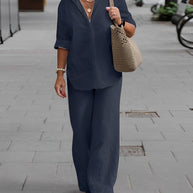 WW | Relaxed Leinenhose Mit Luftigem Sitz Für Damen