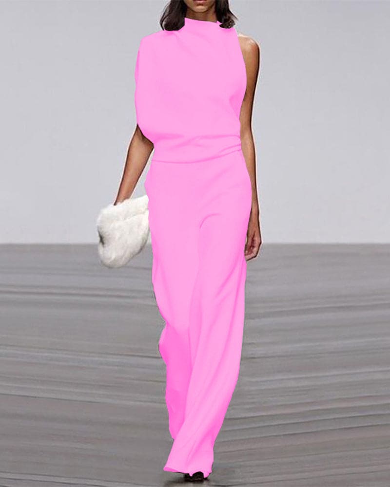 WW | Premium Ein Schulter Jumpsuit
