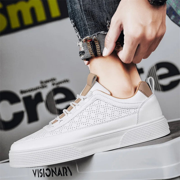 W&W Mode | Luxe Leder Sneakers Für Herren