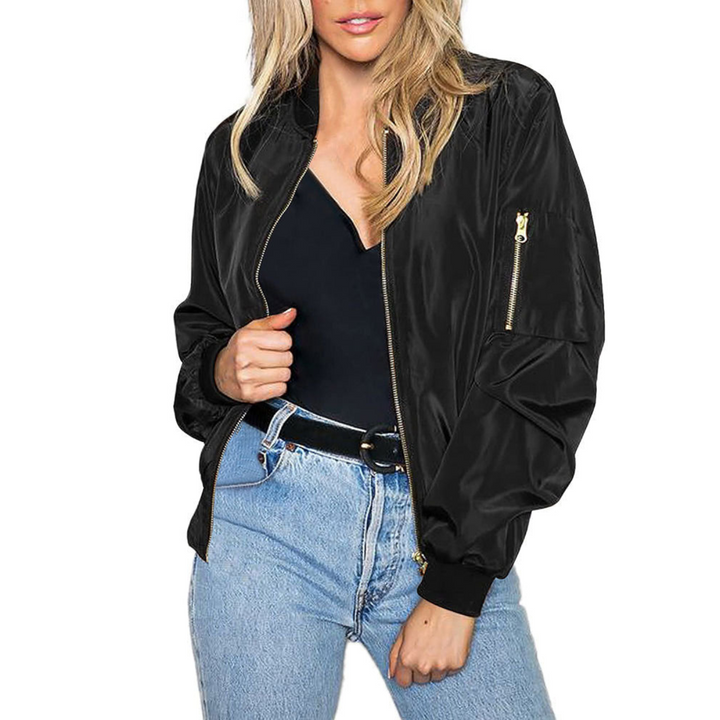 W&W Mode | Reißverschluss Leichtjacke Für Damen