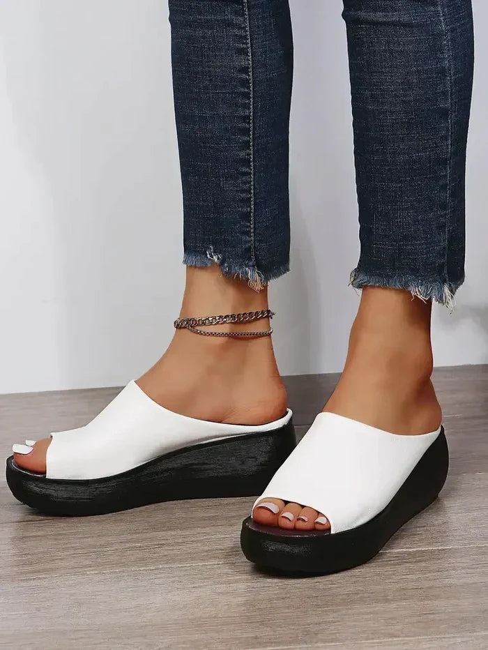 W&W Mode | Damen Hausschuhe mit Ledersohle