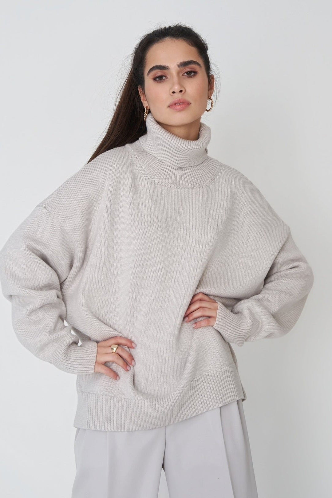 W&W Mode | Lieblicher Winter Hoher Kragen Pullover