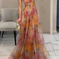 WW | Enchant My Love Print Maxi Kleid