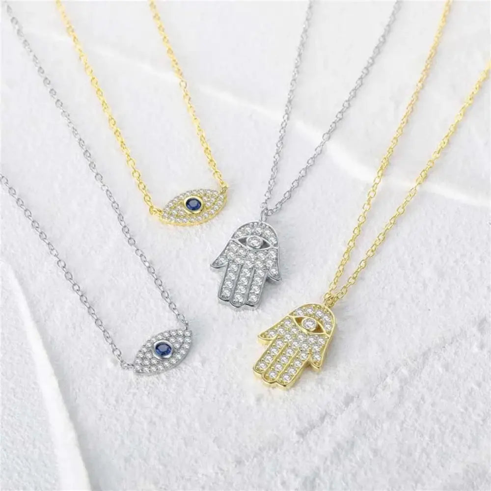 WW | Sterling Silber Ins Diamant Schutzanhänger Für Damen