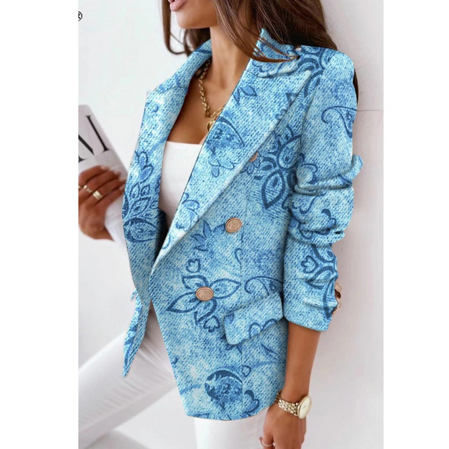WW – Damenblazer mit Wendekragen