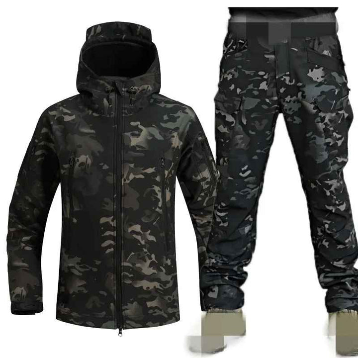 W&W Mode - Herren Softshell-Jacke - Winddicht, Atmungsaktiv, für Herbst und Winter