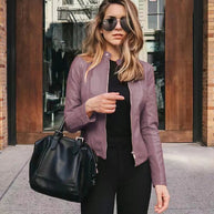 WW | Modische Lederjacke