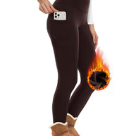 WW | Wunderschöne Enganliegende Fleece Wollleggings