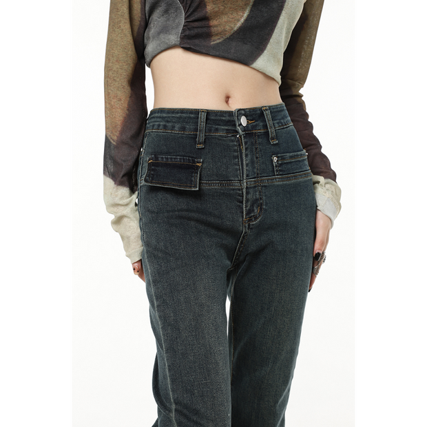 WW | Schwarze Vintage-Jeans für Damen