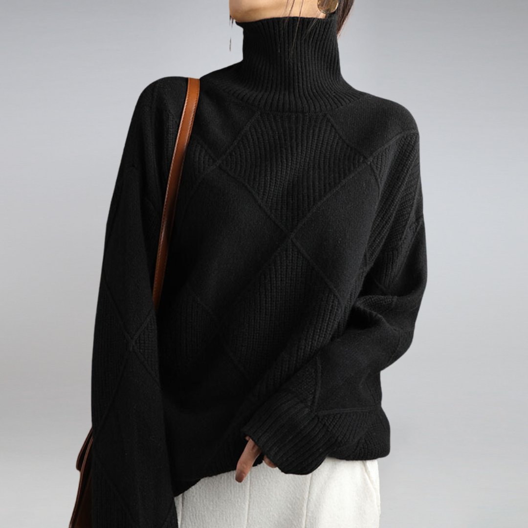W&W Mode | Kaschmir Rollkragenpullover - Pullover mit luxuriösem Touch und atmungsaktiver Wärme