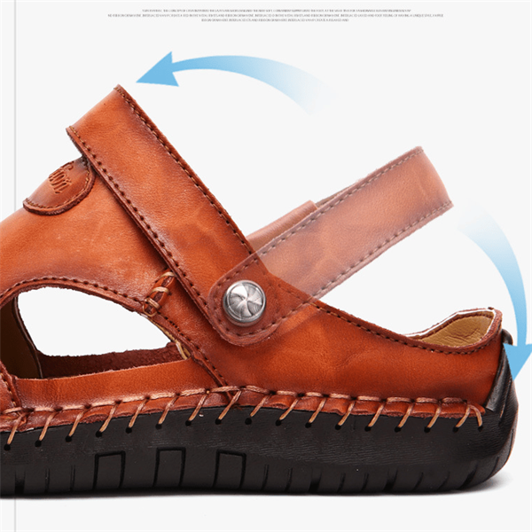 W&W Mode | Orthopädische Ledersandalen