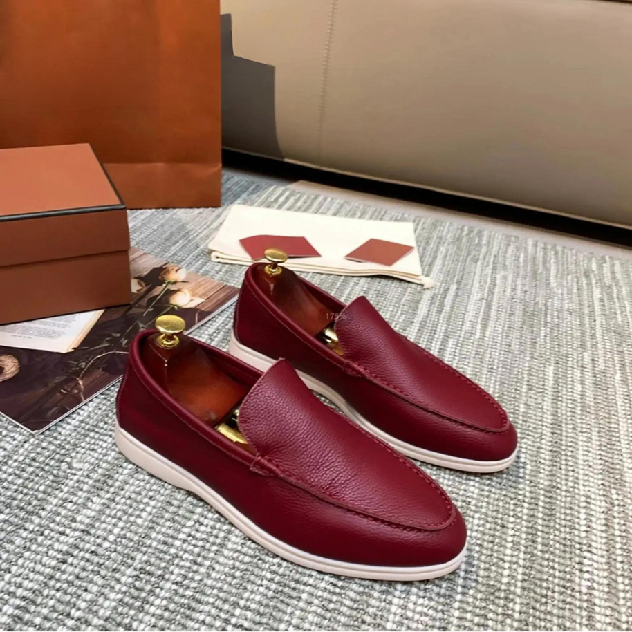 WW | Herren Leder Slipper Aus Hochwertigem Rindsleder