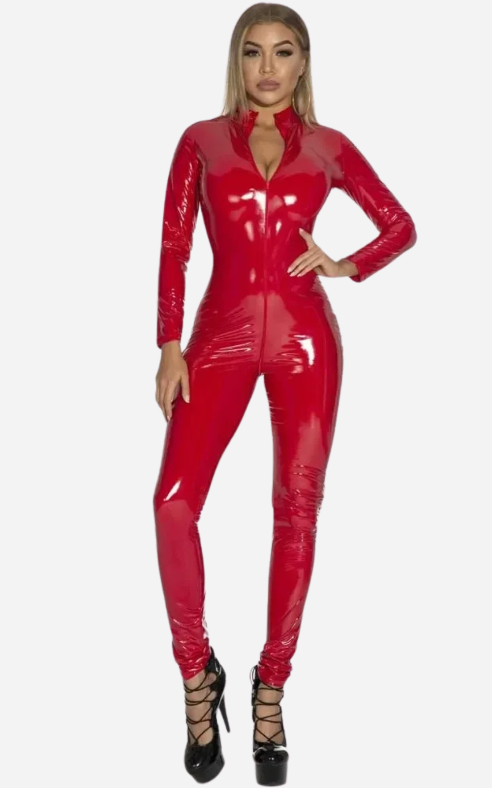 WW | Frau Vinyl Schwarz Glänzend Ultra Glamour