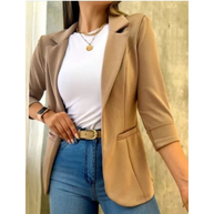 WW – Vintage-Damenblazer ohne Schnalle