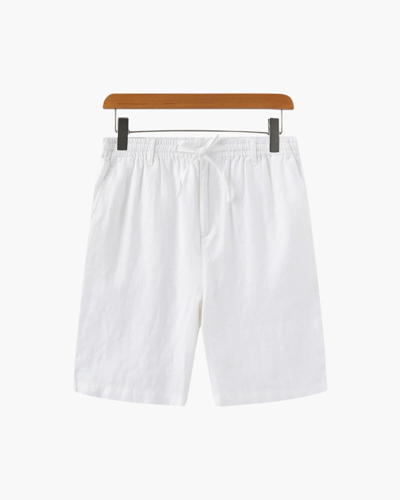 WW | Lightweight Herren Sommer Leinen Shorts Mit Kordelzug