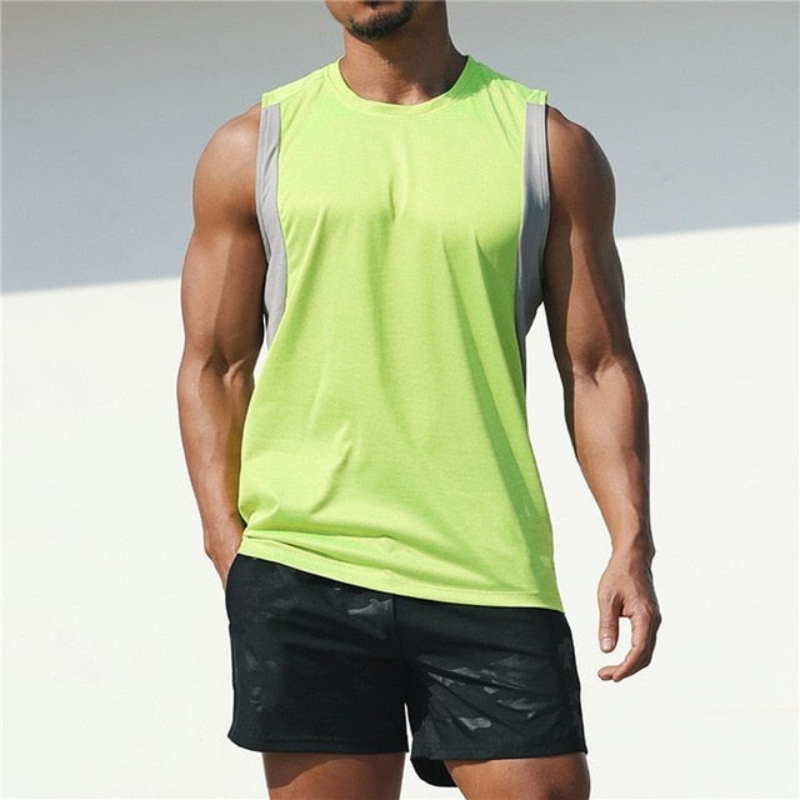 W&W Mode | Sport T-Shirt für Herren ärmellos im Freizeitschnitt