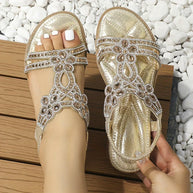 WW | Trendige Strass Sommer Sandalen Für Frauen