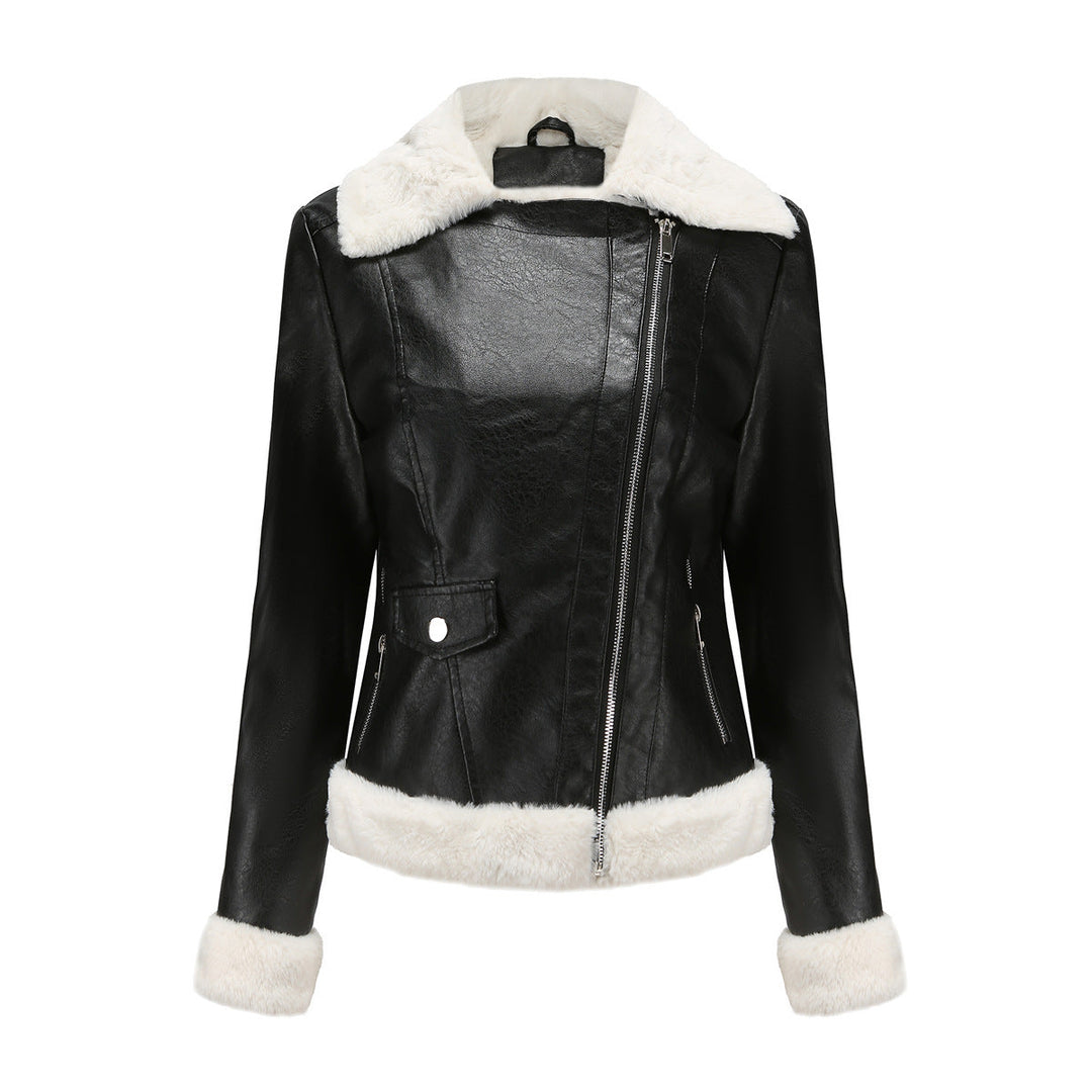 W&W Mode | Winterlederjacke mit Fleece-Futter