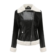 WW | Winterlederjacke mit Fleece-Futter