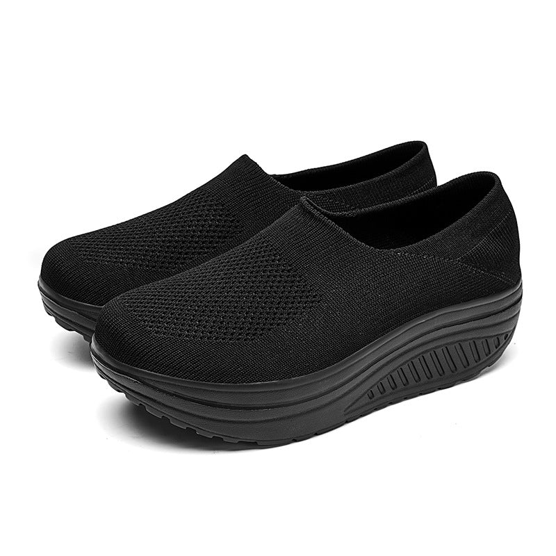 WW | Damen Sneaker Orthopädische Freizeitschuhe Mit Rutschfester Plattformsohle