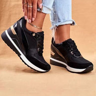 WW | Plattform Sneakers Mit Pailletten