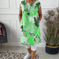 WW | Lässiges Longtop mit Farbenfrohem Blumenprint