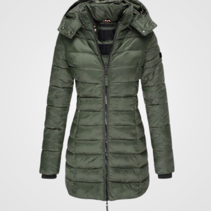 W&W Mode - Eleganter urbaner Stil Wintermantel für Damen mit Stehkragen
