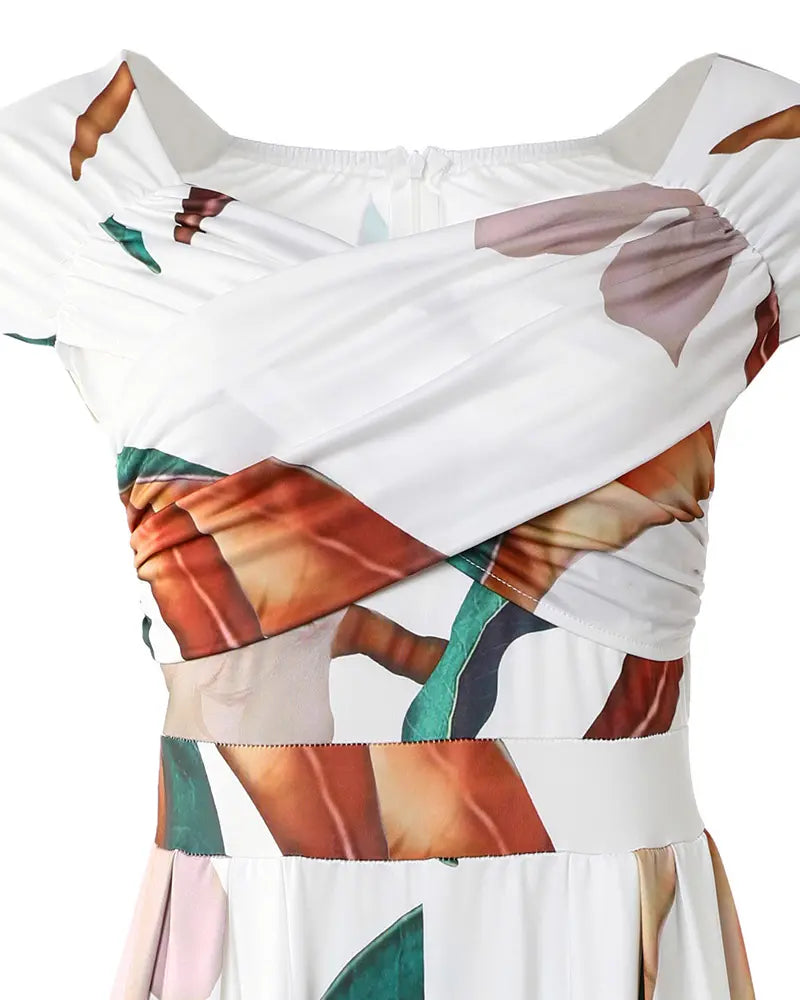 WW | Elegantes Jumpsuit Kleid mit Blumenmuster