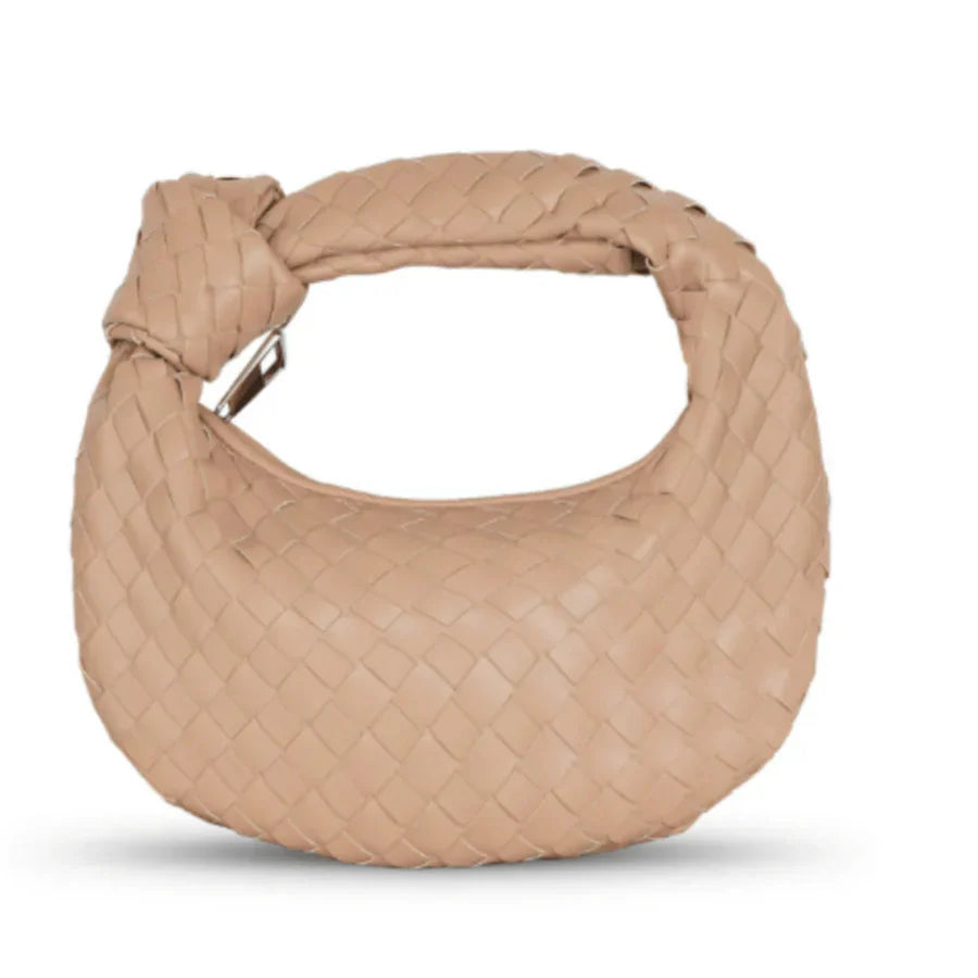 WW | Frauen Handtasche Mit Geknotetem Griff Geflochten
