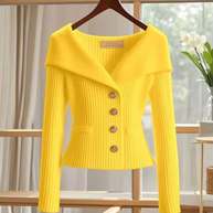 WW | Gestrickte Kurze Strickjacke