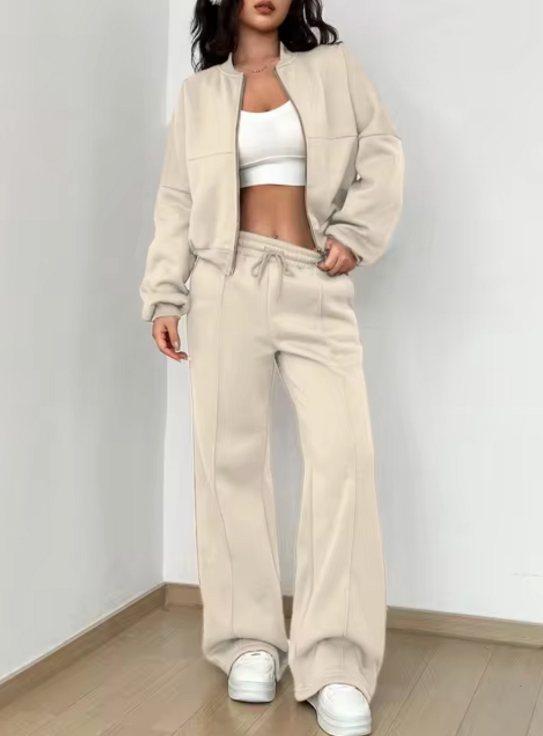 W&W Mode | Zip-Up Jacke Und Jogginghosen Set