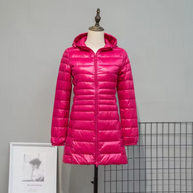 – Puffermantel mit Kapuze