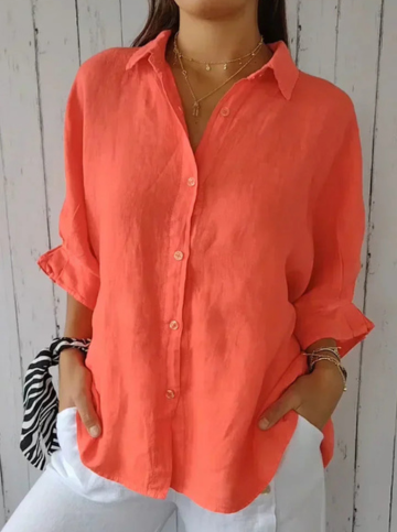 WW | Damen Bluse Lässiges Übergröße Button Down Shirt Für Frauen