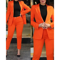 WW | Blazer Und Hosensatz Für Damen