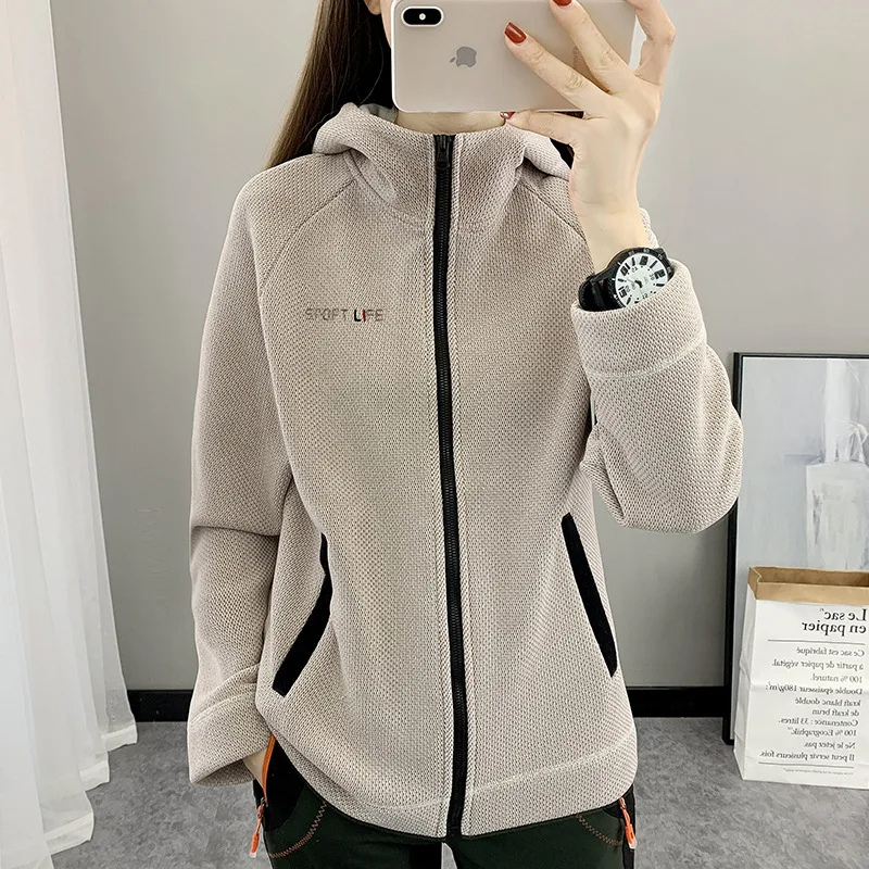 W&W Mode | Fleecejacke Damen, Leicht Und Atmungsaktiv Mit Reißverschluss