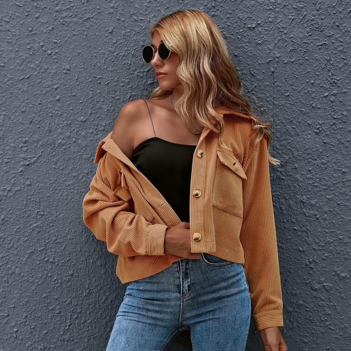 W&W Mode | Elegante Rosa Damen Sommerjacke Mit Drehkragen