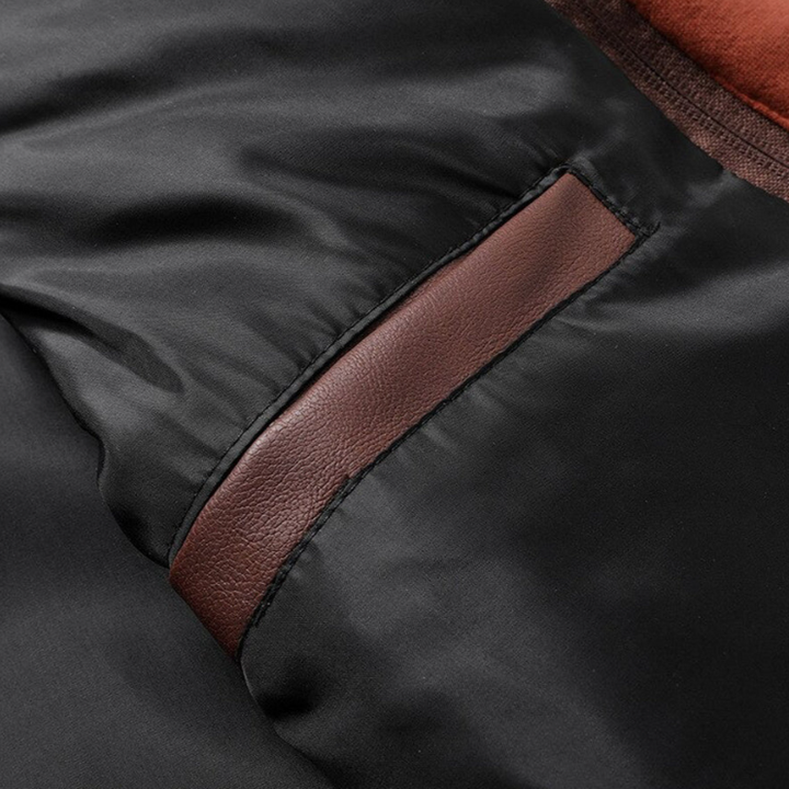 W&W Mode | Lederjacke Mit Kapuze Für Herren