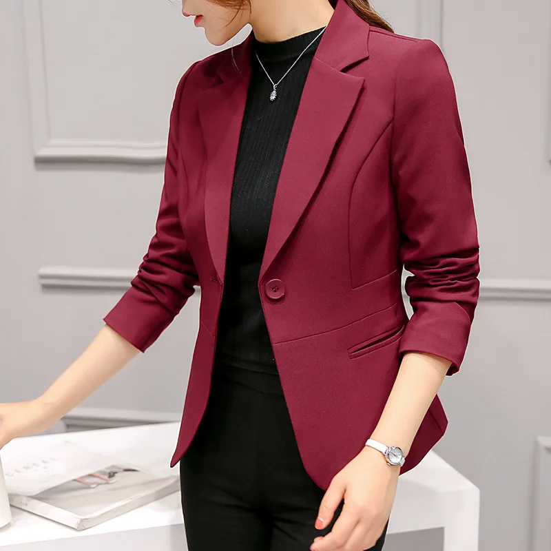 W&W Mode | Eleganter Damen Blazer mit Langen Ärmeln Perfekt für Die Arbeit