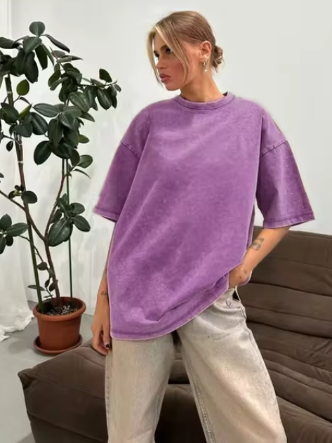 WW | Baumwolle Retro T-shirt Damen Weinlese