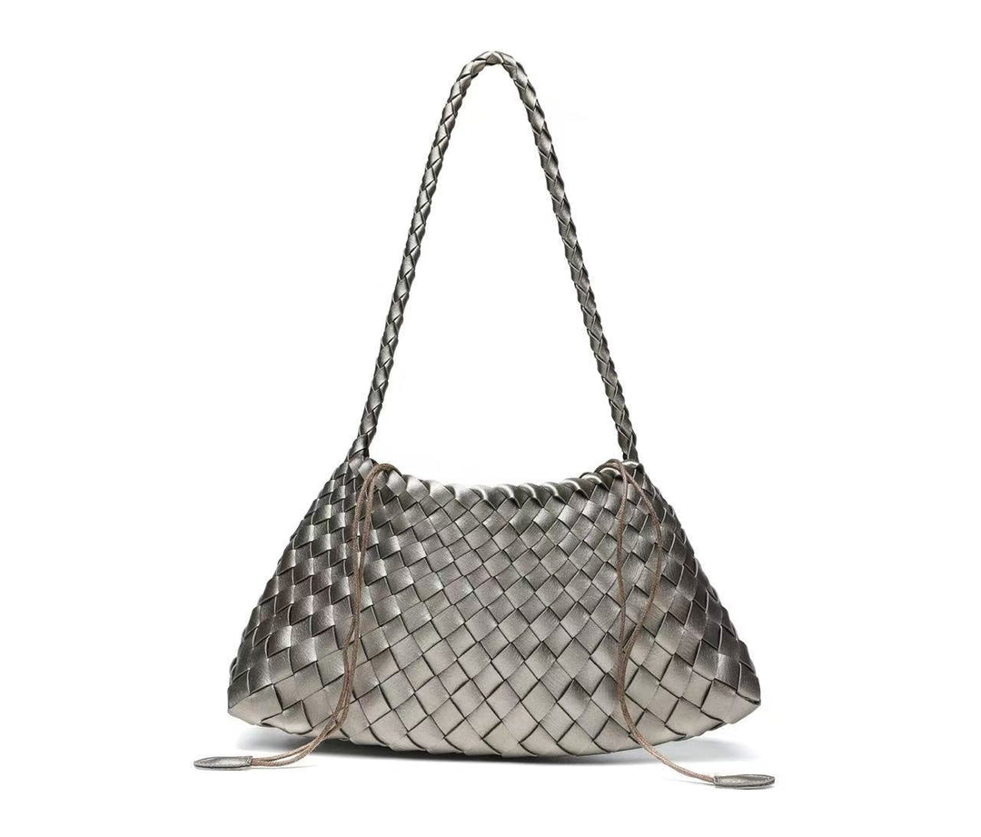 W&W Mode | Schultertasche Mit Geflochtenem Design