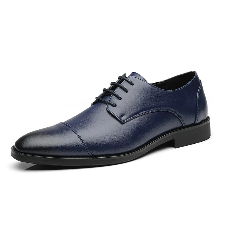 W&W Mode | Luxuriöse Leder Herrenschuhe Mit Schnürung Und Polierter Oberfläche