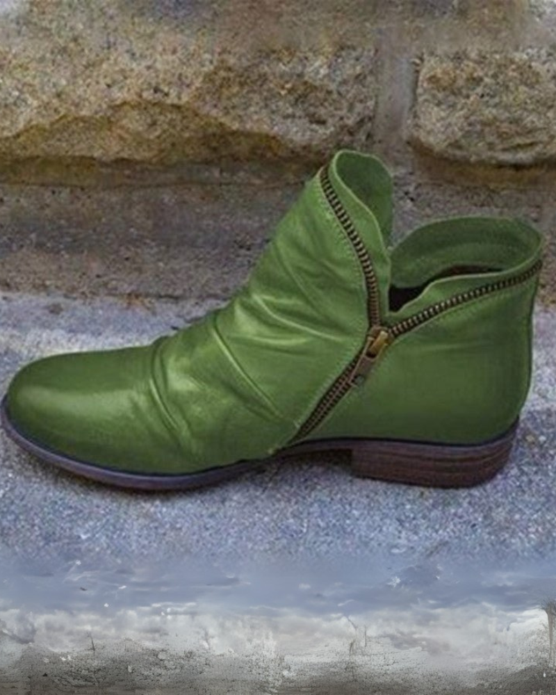 WW | Lederstiefel mit Reißverschluss