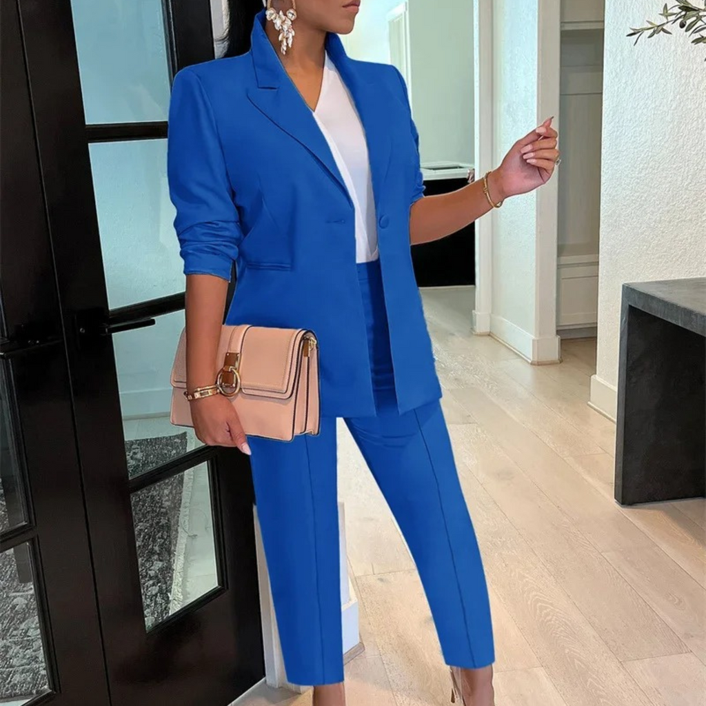 WW | Blazer Und Hosen Satz Für Damen