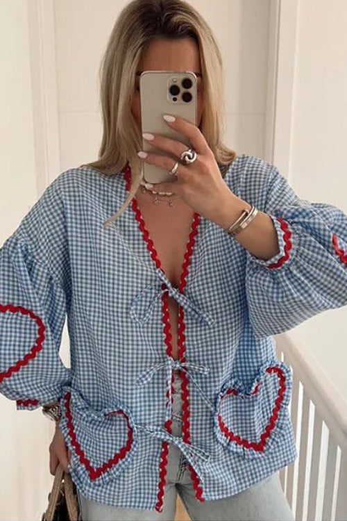 WW | Perfectly You Bind Front Gingham Bis Top 10 Farben