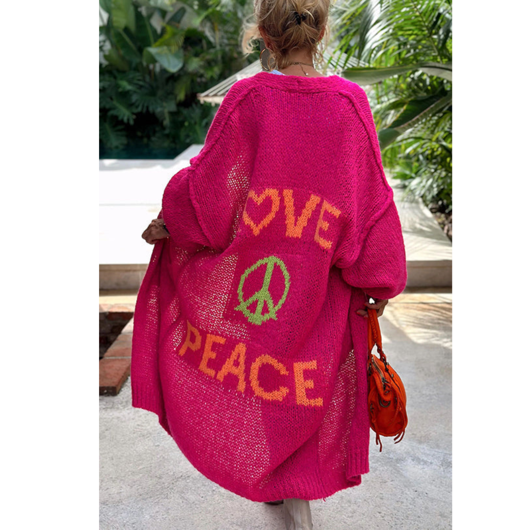 W&W Mode peace strickjacke - Ibiza